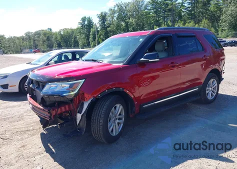 2018 Ford Explorer Xlt z USA, uszkodzony, nr VIN 1FM5K8D86JGA74784